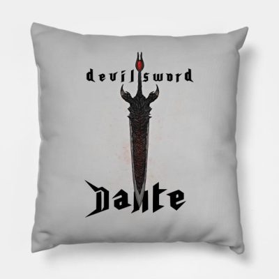 Devil Sword Dante Devil May Cry Throw Pillow Official Devil May Cry Merch