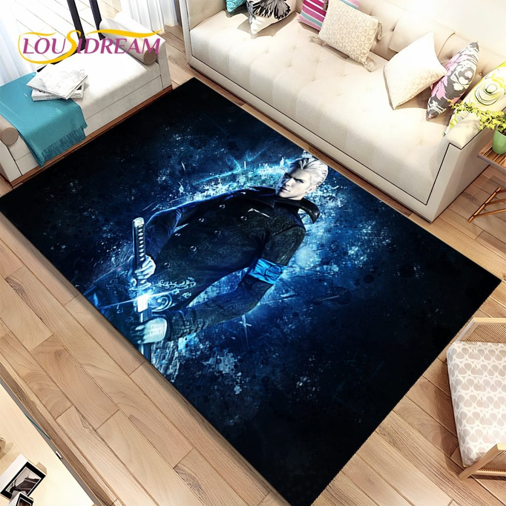 3D HD D Devil May Cry DMC Game Gamer Area Rug Carpet Rug for Home Living 10 - Devil May Cry Store