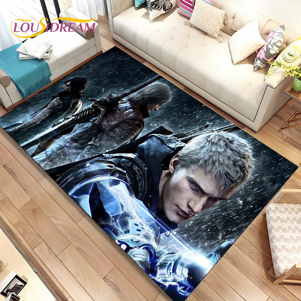 3D HD D Devil May Cry DMC Game Gamer Area Rug Carpet Rug for Home Living 20 - Devil May Cry Store