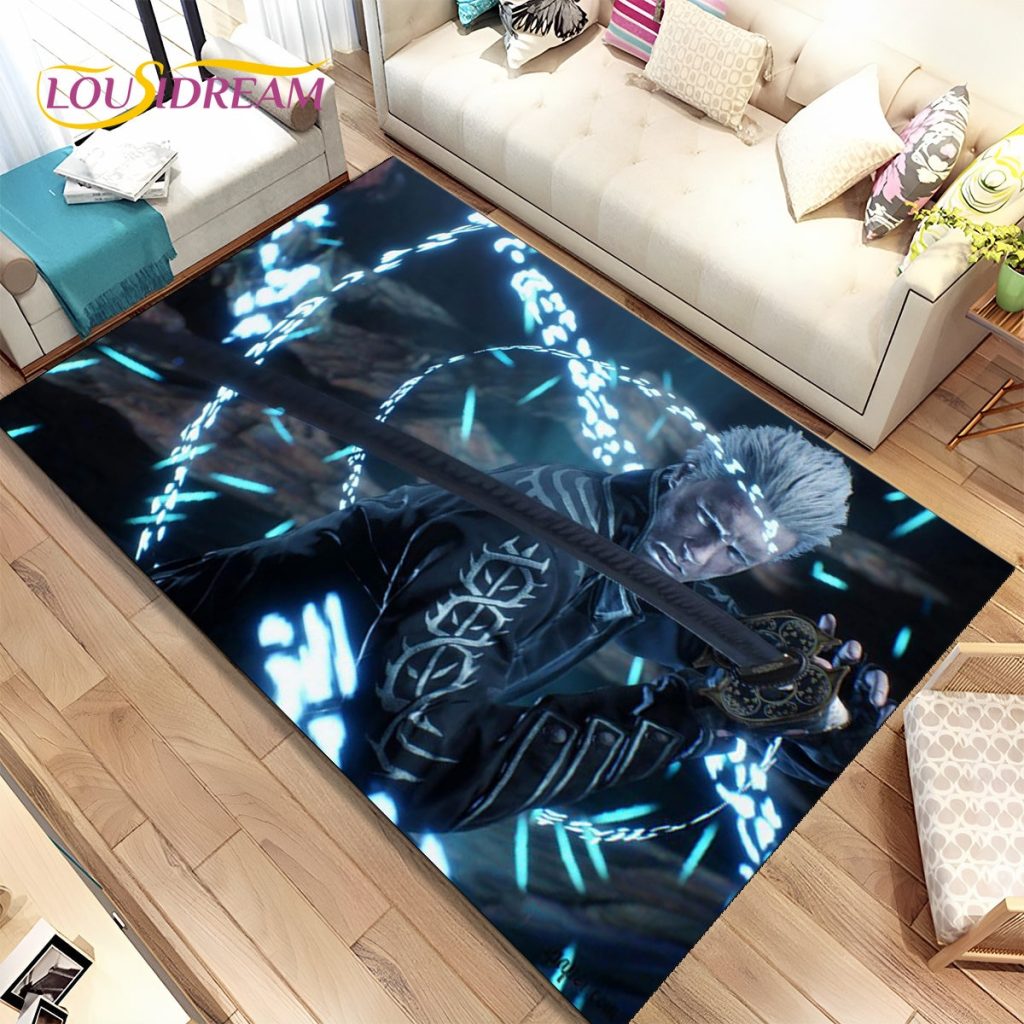 3D HD D Devil May Cry DMC Game Gamer Area Rug Carpet Rug for Home Living 25 - Devil May Cry Store