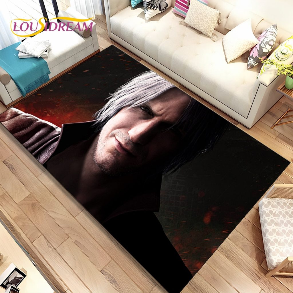 3D HD D Devil May Cry DMC Game Gamer Area Rug Carpet Rug for Home Living 7 - Devil May Cry Store