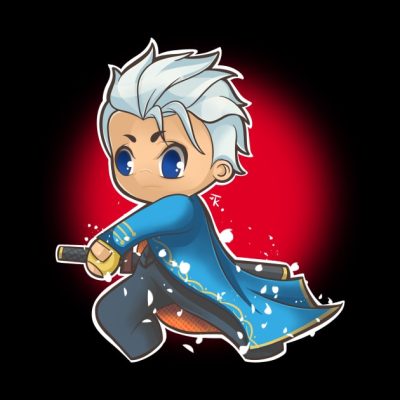 Chibi Vergil Throw Pillow Official Devil May Cry Merch