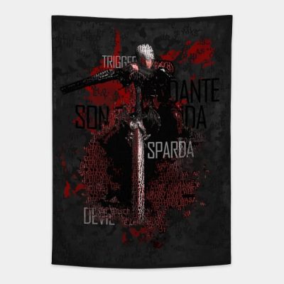 Devil May Cry 1 Devil Hunter Tapestry Official Devil May Cry Merch