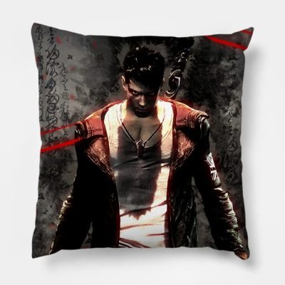 Dante Devil May Cry Throw Pillow Official Devil May Cry Merch