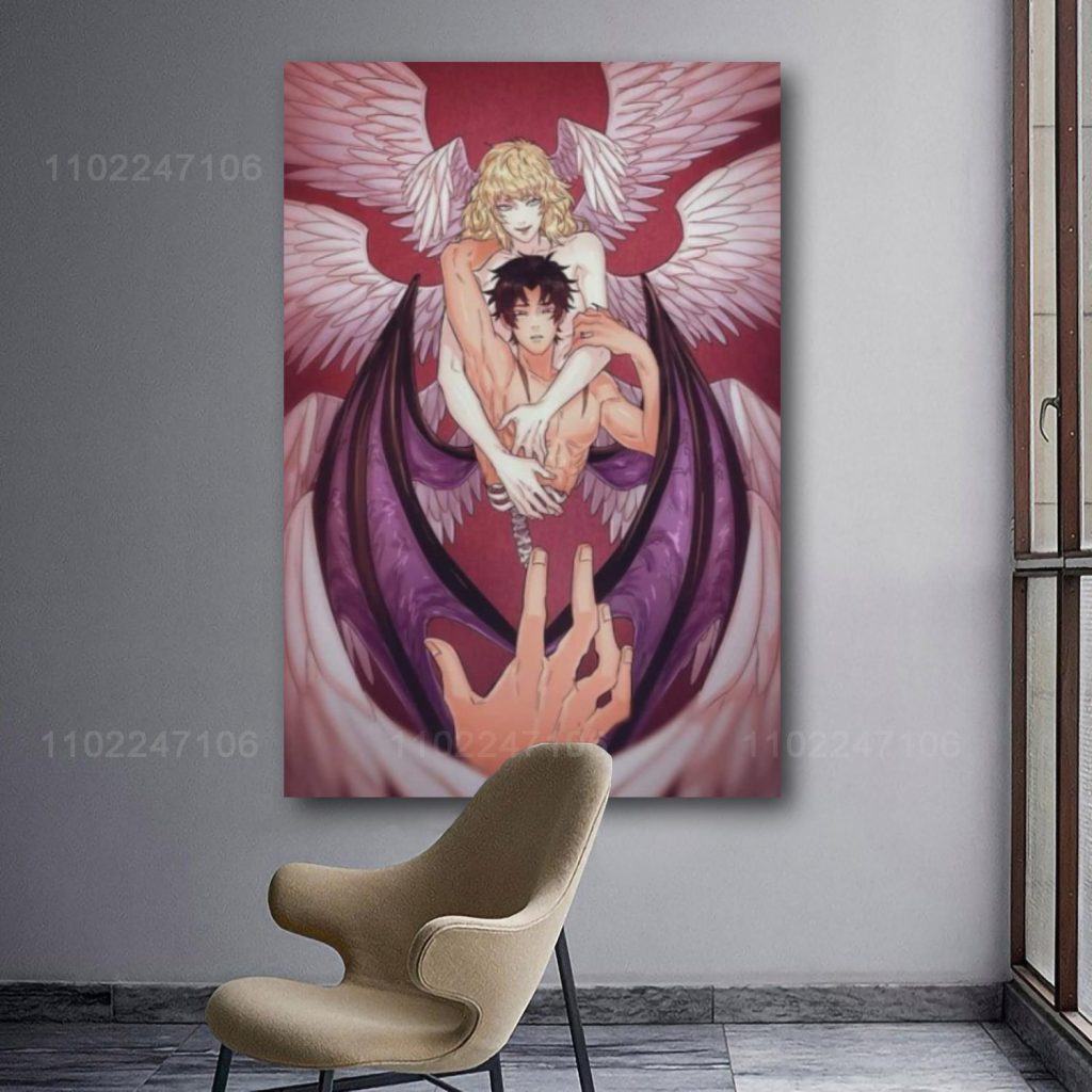 devilman crybaby cartoon 24x36 Decorative Canvas Posters Room Bar Cafe Decor Gift Print Art Wall Paintings - Devil May Cry Store