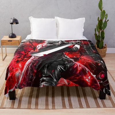 Devil May Cry 5 Dante Throw Blanket Official Devil May Cry Merch