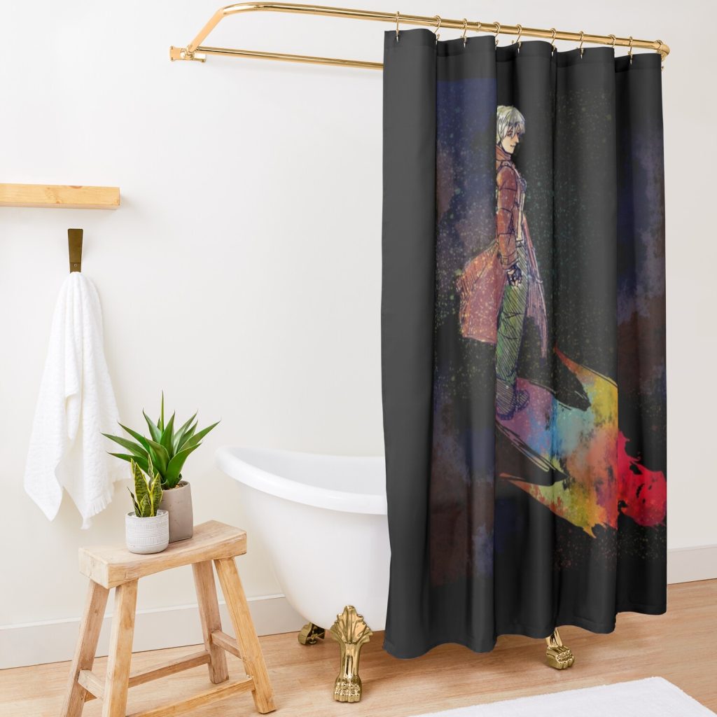 Devil May Cry Shower Curtain Official Devil May Cry Merch