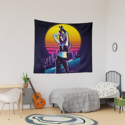 Devil May Cry - Trish (80S Retro) Tapestry Official Devil May Cry Merch