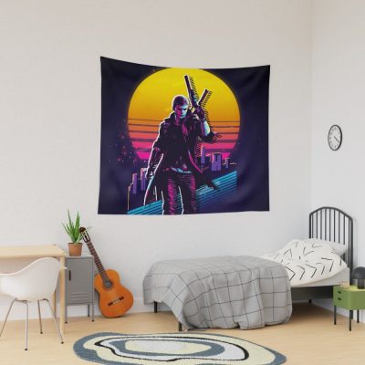 Devil May Cry - Nero (80S Retro) Tapestry Official Devil May Cry Merch