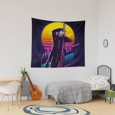 Devil May Cry - Vergil (80S Retro) Tapestry Official Devil May Cry Merch